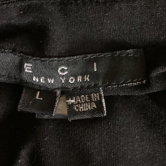 ECI New York Skirt L Black #161J - Picture 6 of 8